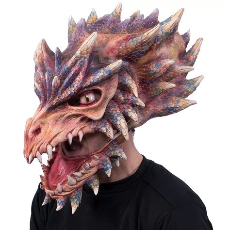 dragon mask costume|realistic dragon mask.